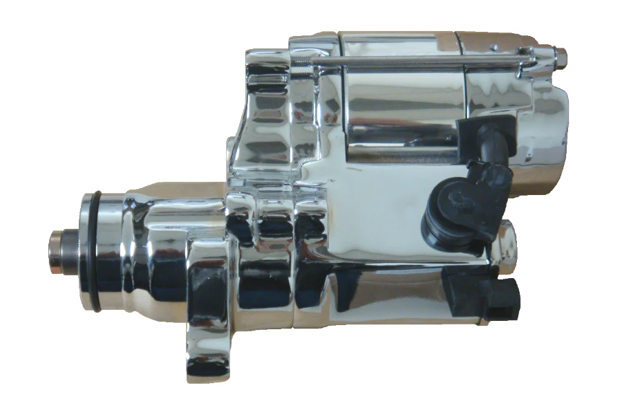 Compu-Fire 53800 - Chrome 1.6 kW Starter for 2006-17 Dynas and All 2007-17 Twin Cam Big Twin Harley® Models - Image 3