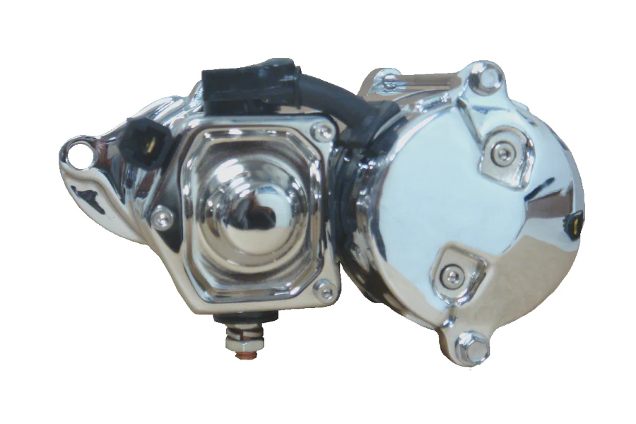 Compu-Fire 53800 - Chrome 1.6 kW Starter for 2006-17 Dynas and All 2007-17 Twin Cam Big Twin Harley® Models - Image 4