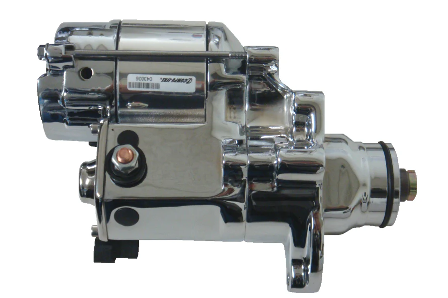 Compu-Fire 53800 - Chrome 1.6 kW Starter for 2006-17 Dynas and All 2007-17 Twin Cam Big Twin Harley® Models - Image 5