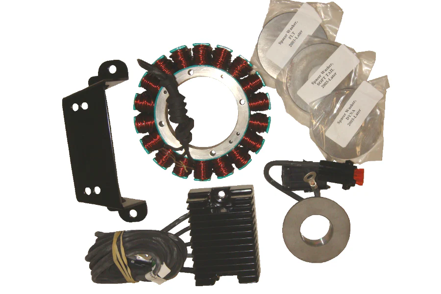 Compu-Fire 55576 - Charging System Kit with Non-Vented Rotor for 99-02 Twin Cam Harley&reg; Models - Image 5