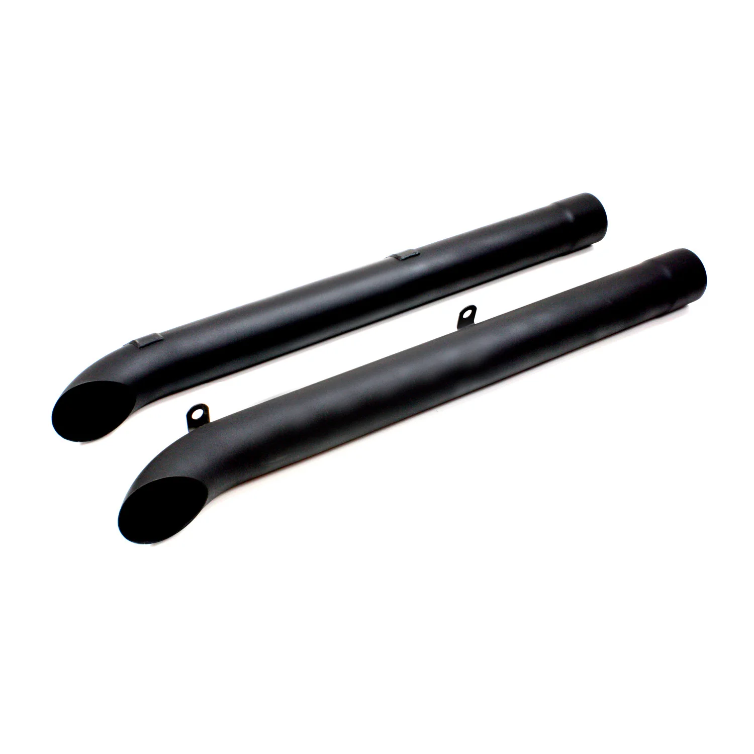 1963-82 Chevy Corvette Side Pipes with Hi-Temp Black Coating for D380/D381 Long Tube Sidemount Headers