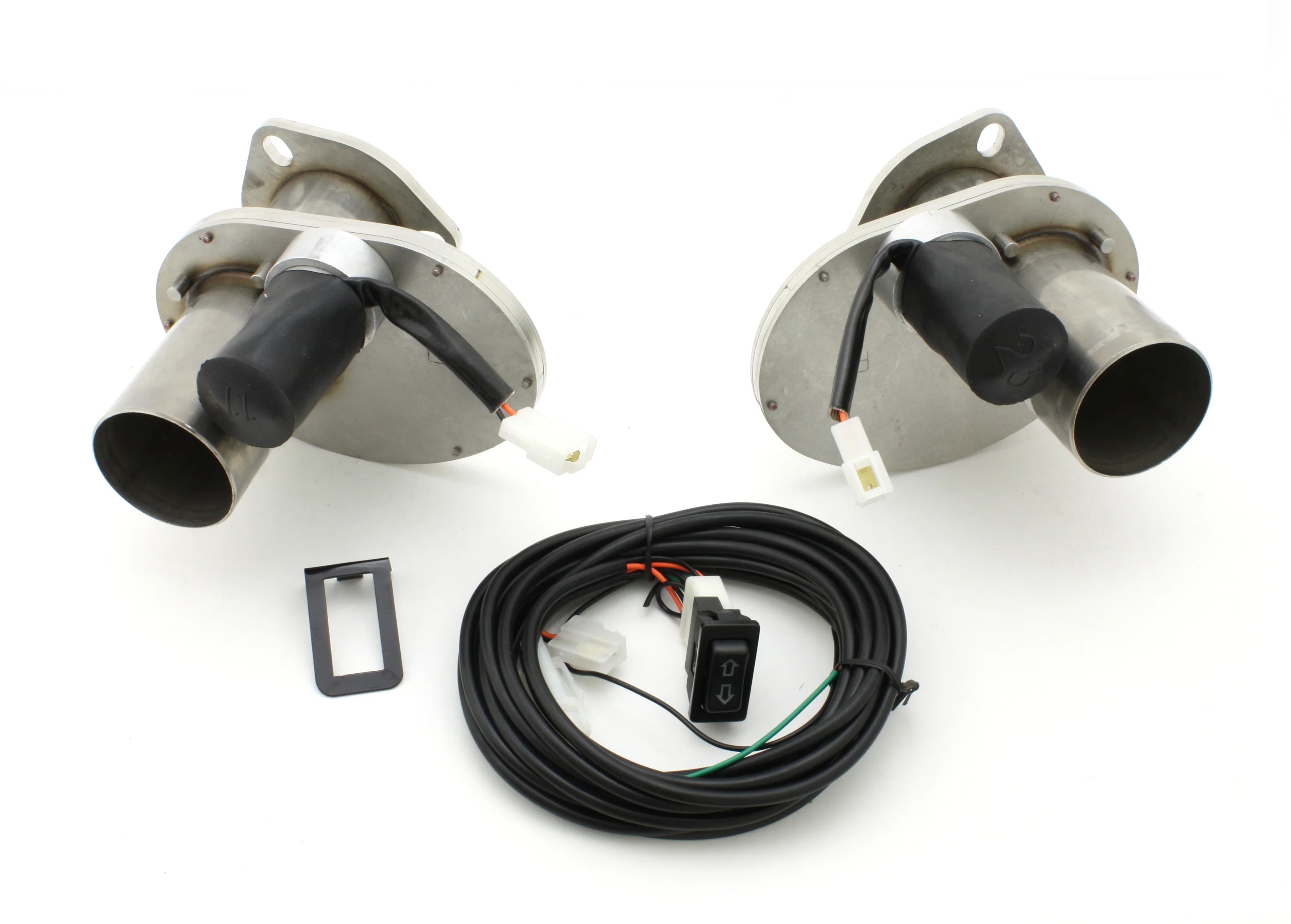 Electric Exhaust Cutout for 2 1/4" Tubing (Pair)