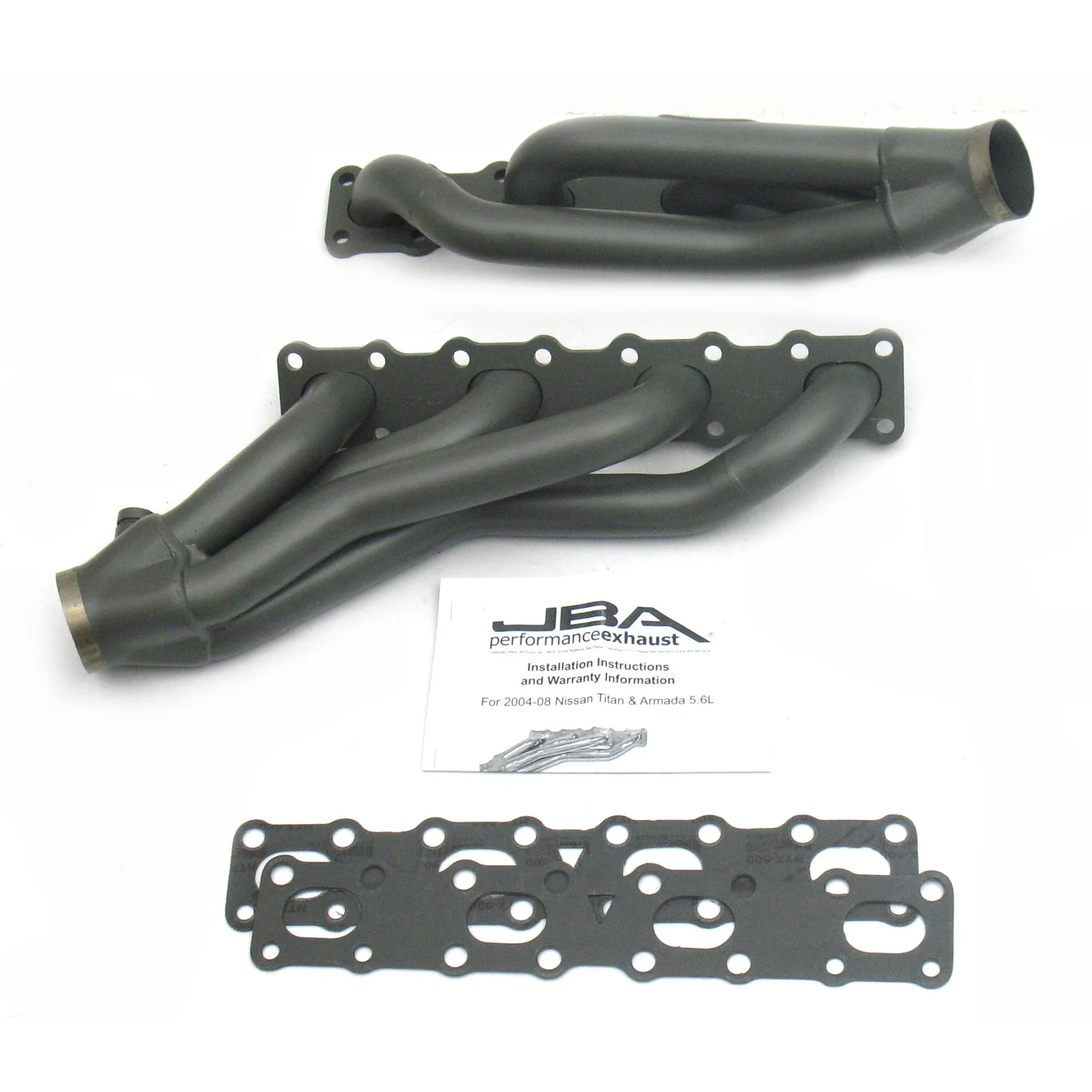 2004-15 Nissan Titan 5.6L 1 5/8" Stainless Steel Shorty Header with Titanium Ceramic Coating