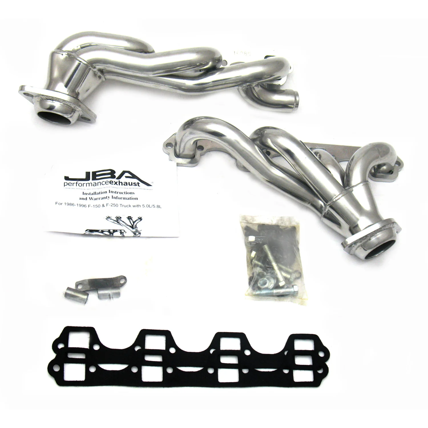 1987-96 Ford Truck 5.8L 1 5/8" Stainless Steel Shorty Header with Metallic Ceramic Coating