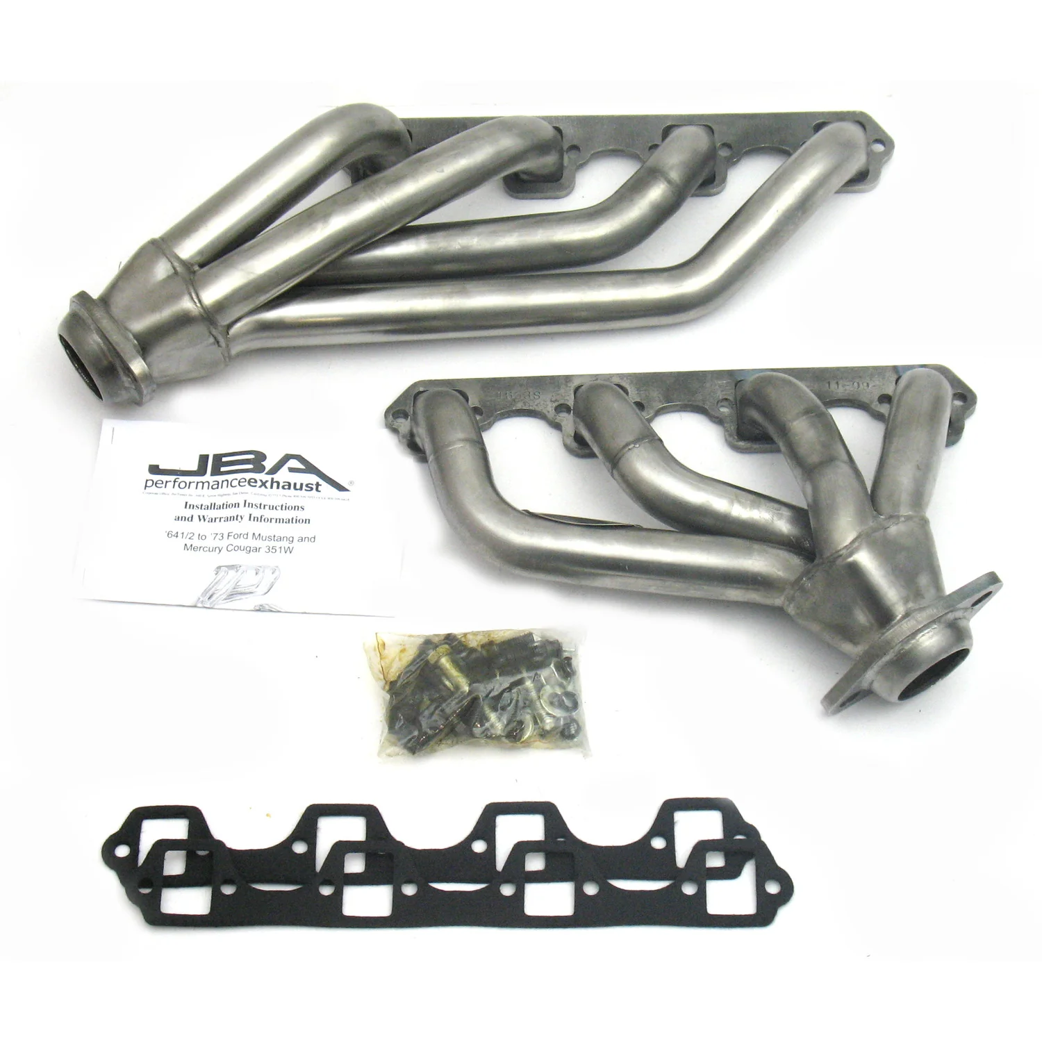 1965-73 Mustang 351W 1 5/8" Stainless Steel Shorty Header