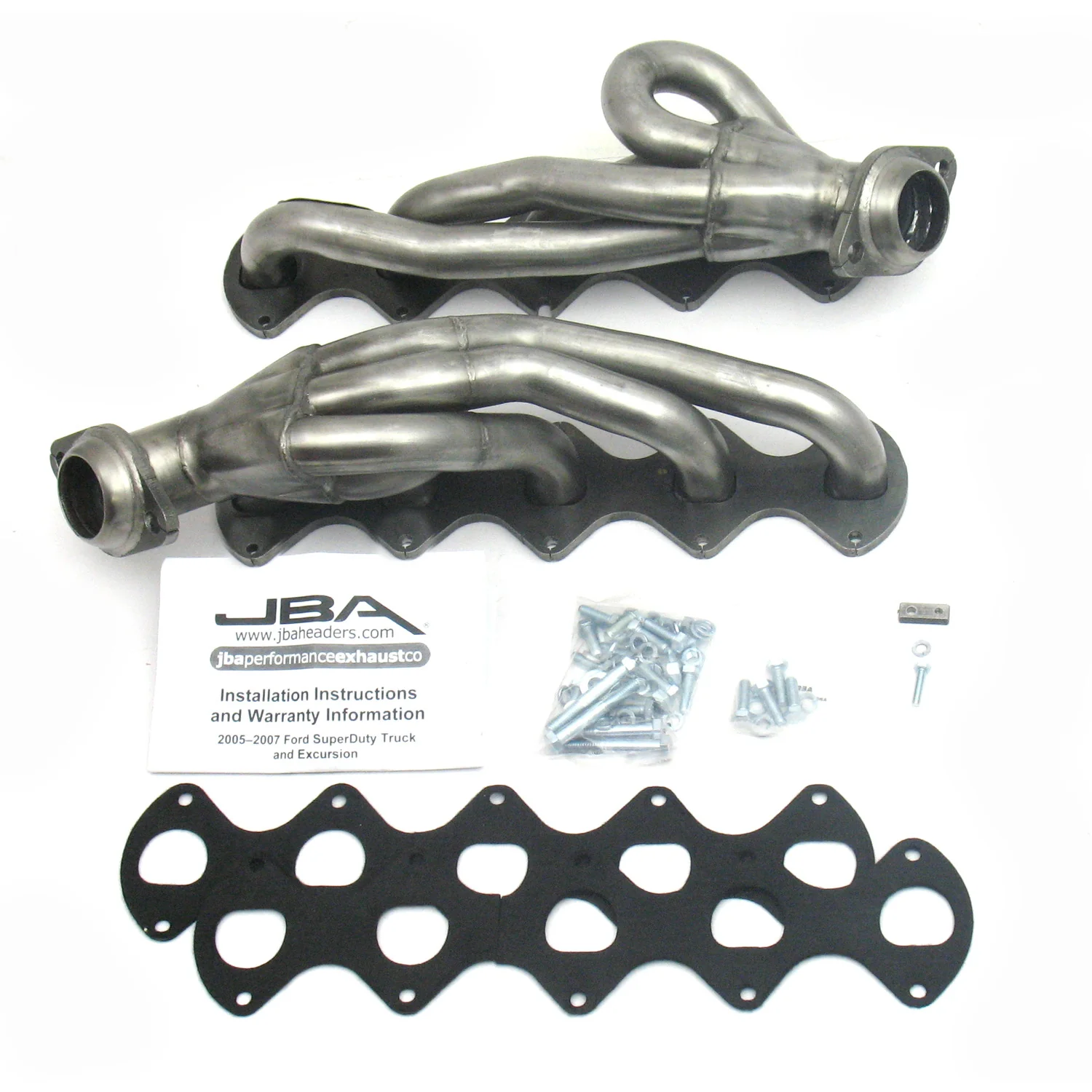 2005-10 Ford Truck V10 3 Valve 1 5/8" Stainless Steel Shorty Header