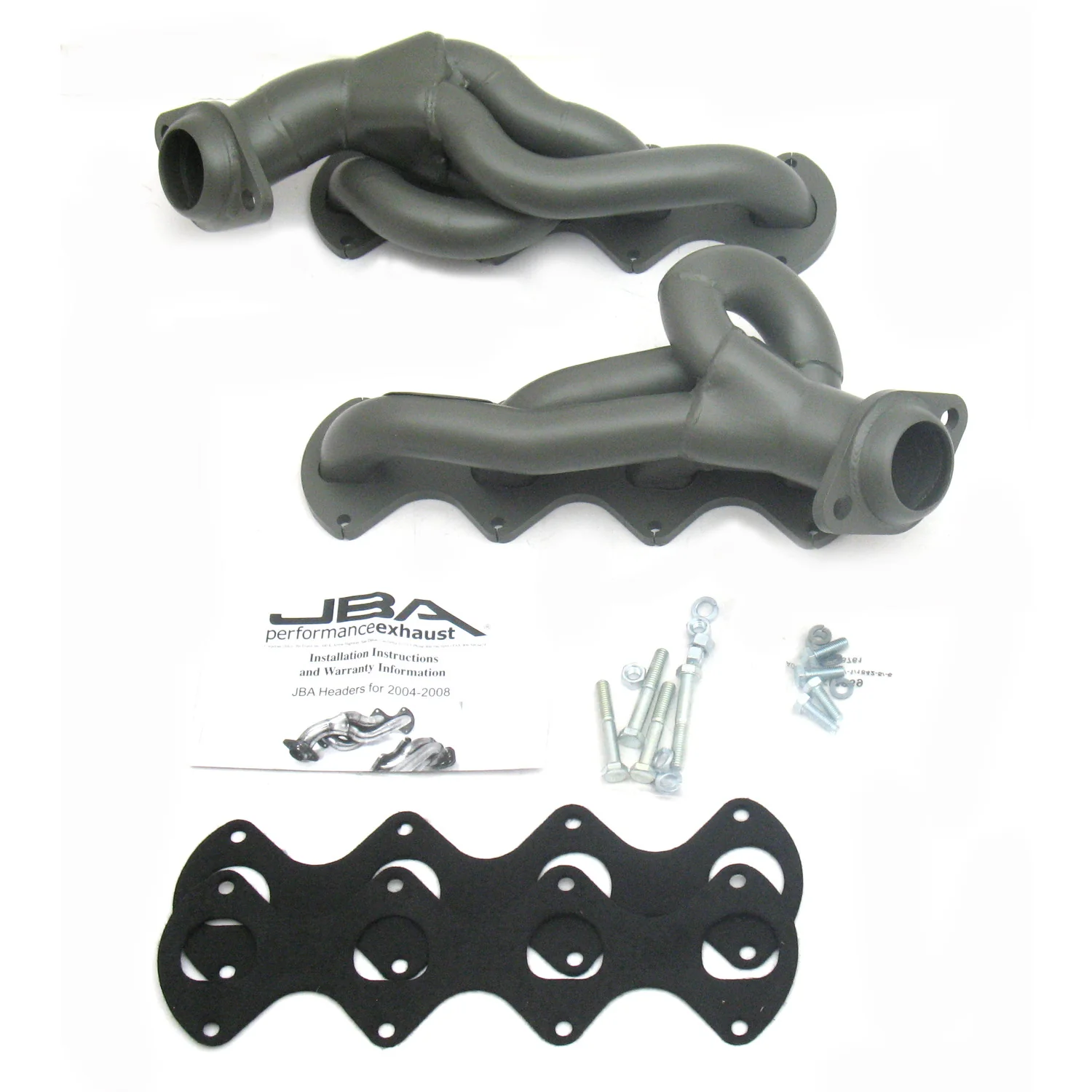 2005-10 Ford F-250/F-350 5.4L 1 5/8" Stainless Steel Shorty Header with Titanium Ceramic Coating