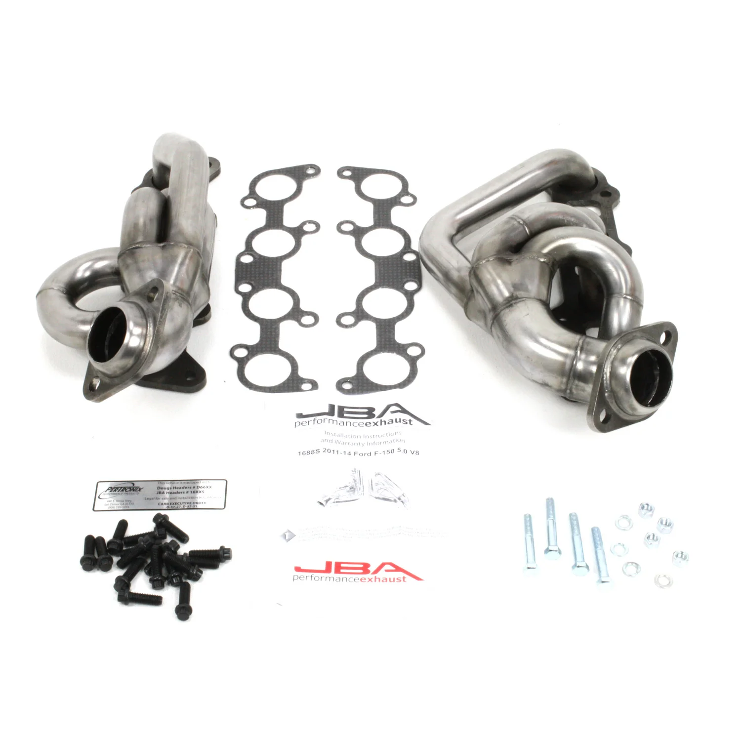 2011-14 Ford Truck 5.0L 1 3/4" Stainless Steel Shorty Header