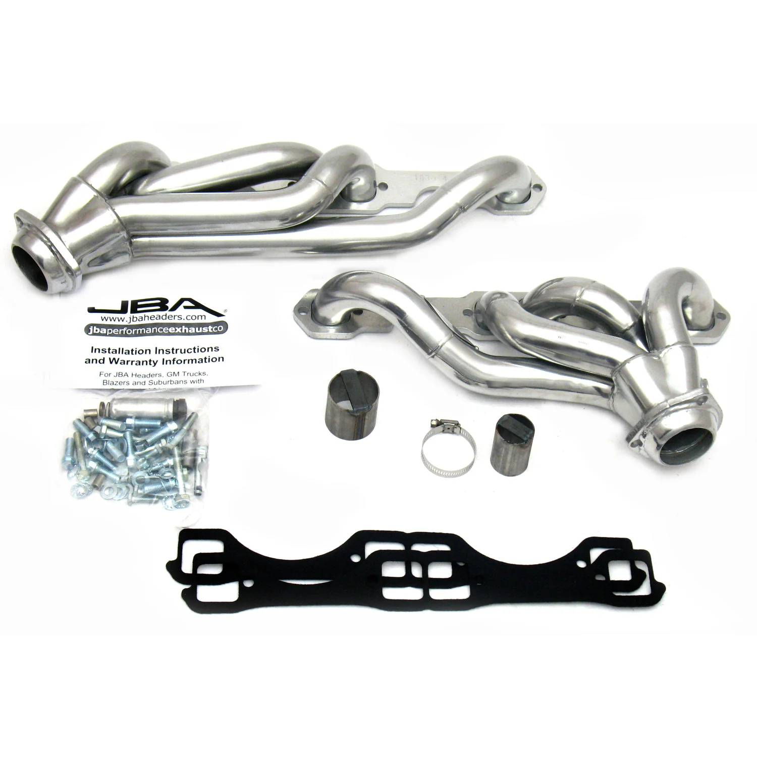 1987-91 Suburban/Blazer 1 5/8" Stainless Steel Shorty Header with Metallic Ceramic Coating
