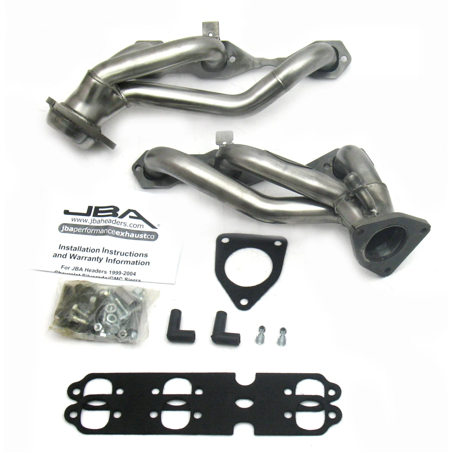 1999-02 GM Truck 4.3L V6 1 1/2" Stainless Steel Shorty Header