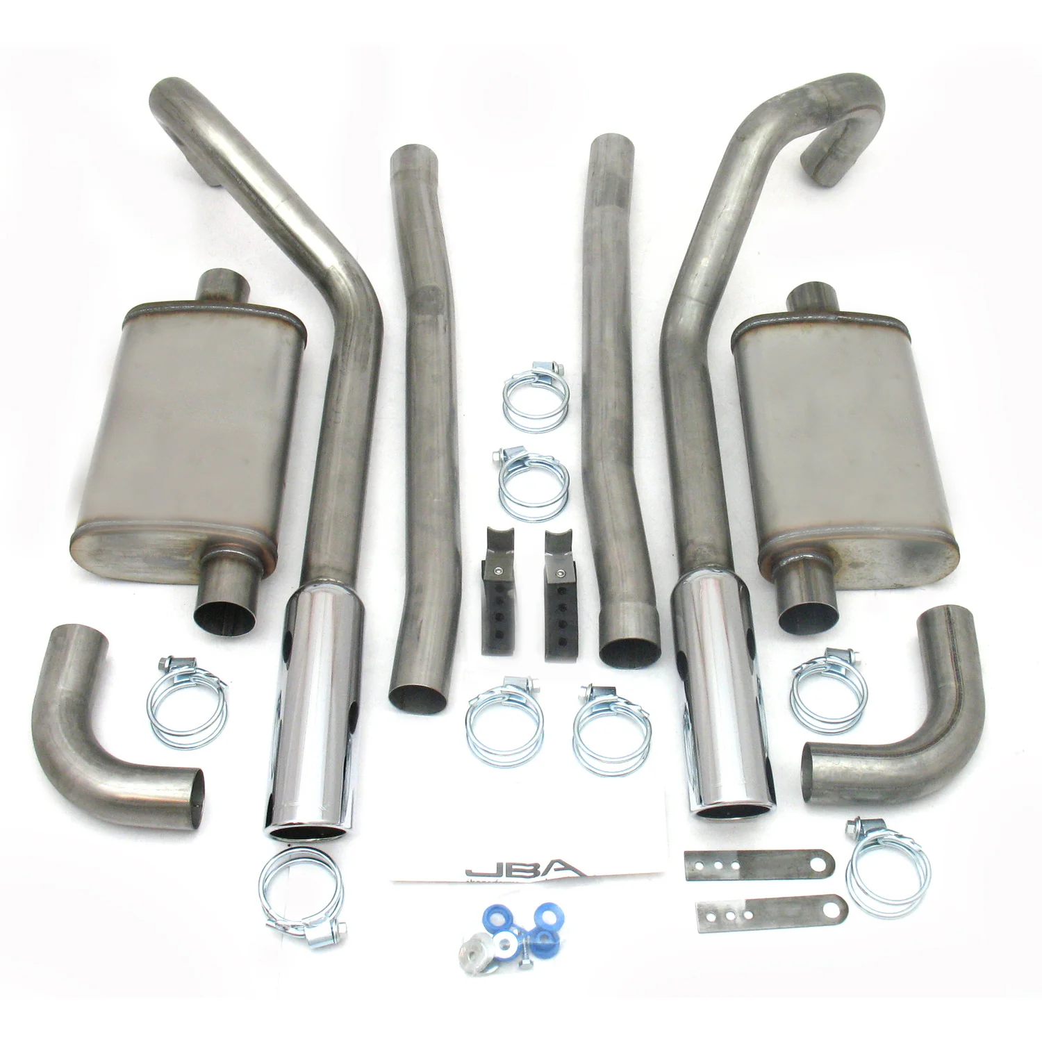 1967-70 Mustang Stagger Shock 2.5" Stainless Steel Exhaust System