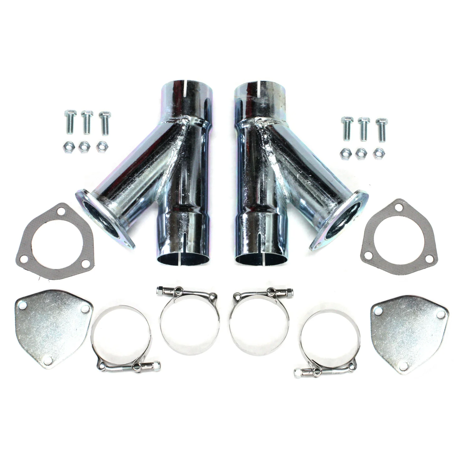 Electric Exhaust Cutout with Hook-Up Kit for 2 1/2" Tubing (Pair)