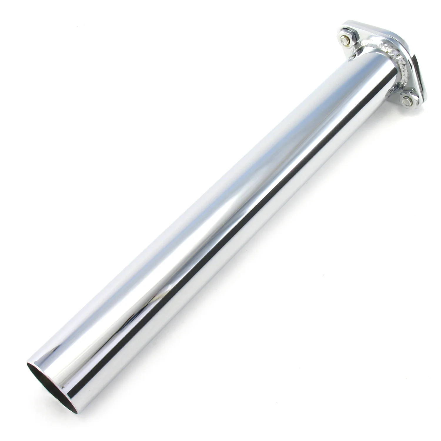 Dump Tube Chrome Street Rod Exhaust Tip (Available in 16" Length)