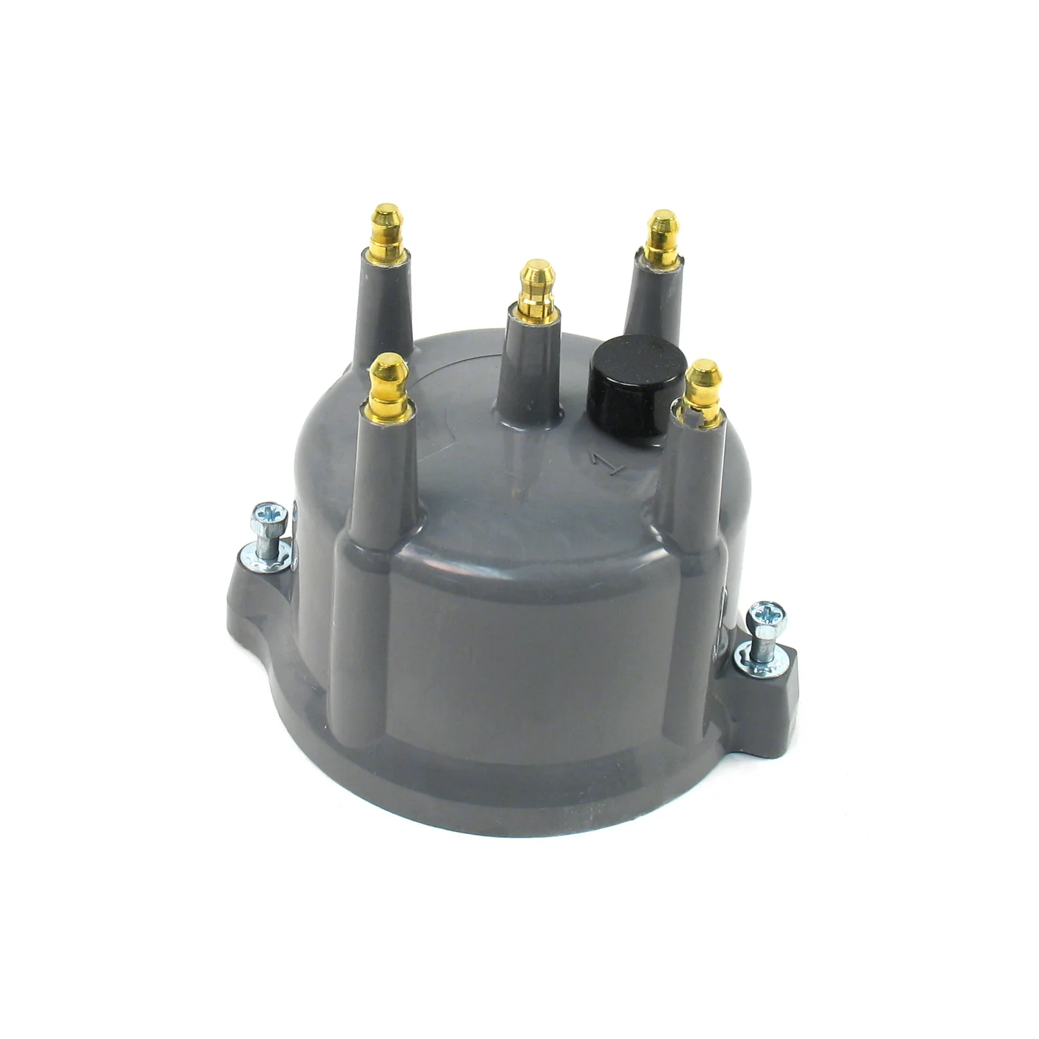 PerTronix D654713 Cap Gray 4 cylinder Flame-Thrower Billet Distributor