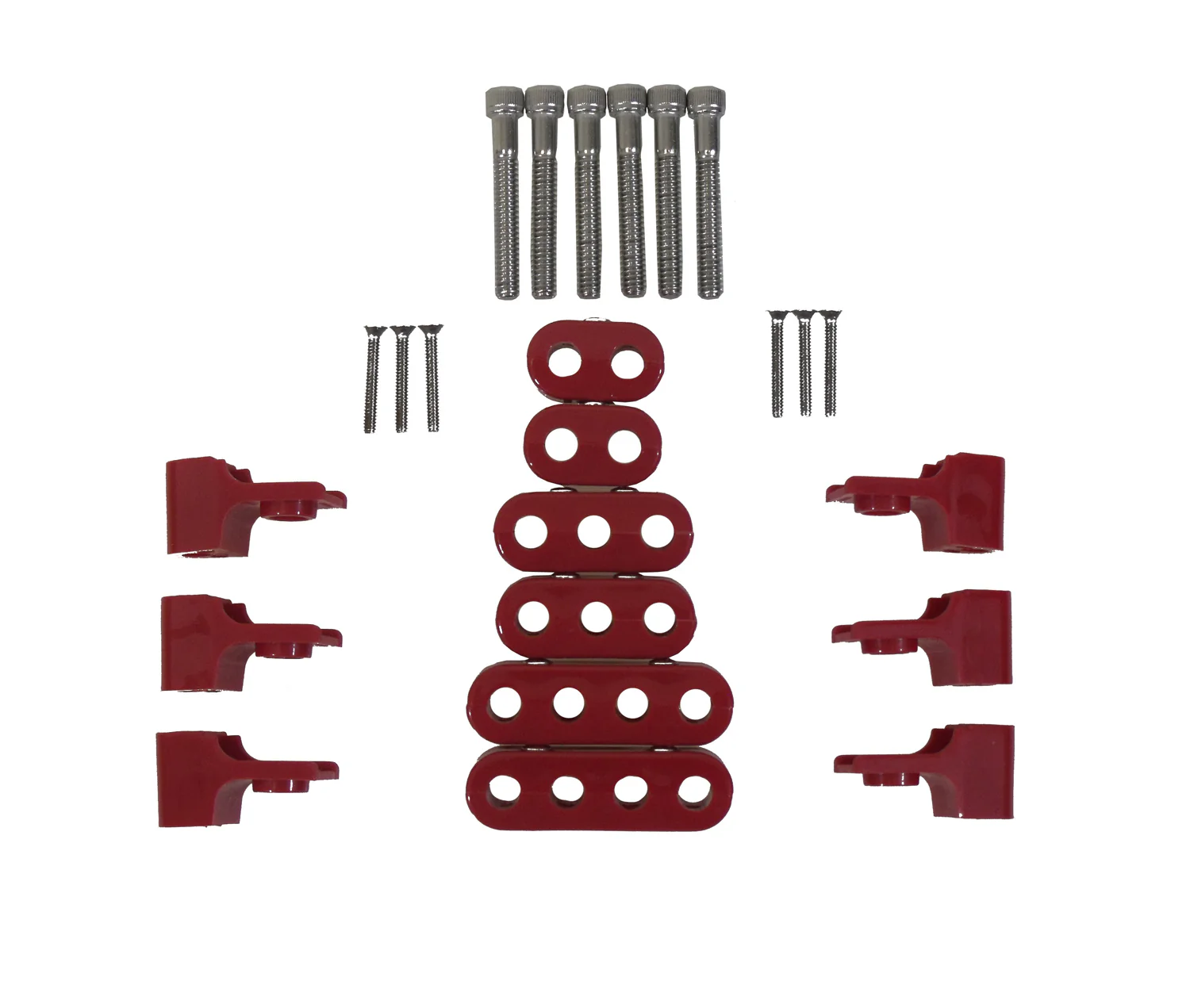 Taylor Cable 42520 7-8mm Horizontal Wire Loom Kit red