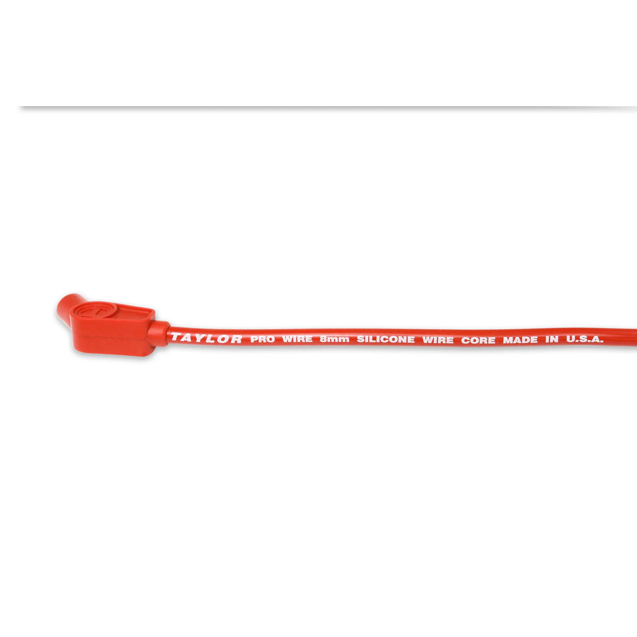 Taylor Cable 76258 8mm Spiro Pro Race Fit Spark Plug Wires 135° Red - Image 3